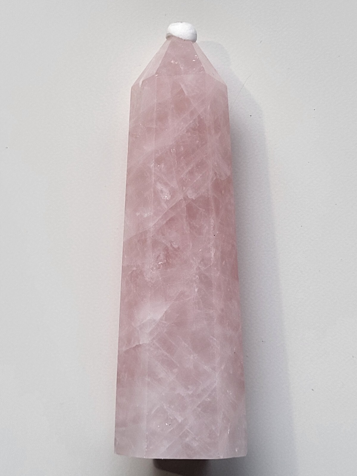 Rose Quartz Tower Point Pink Stone Crystal Chakra Gemstone Wand