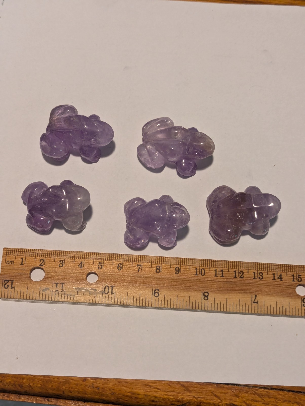 Amethyst Frog Crystal Carving Natural Stone Toad