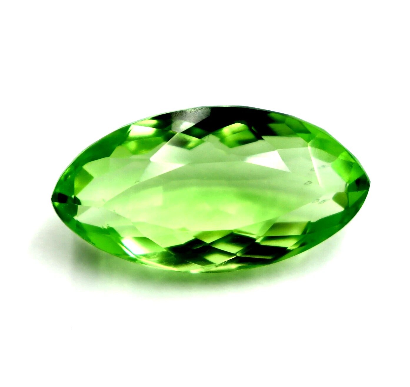 Marquise Cut Natural loose gemstone Green peridot pendant Size 66.50 CT