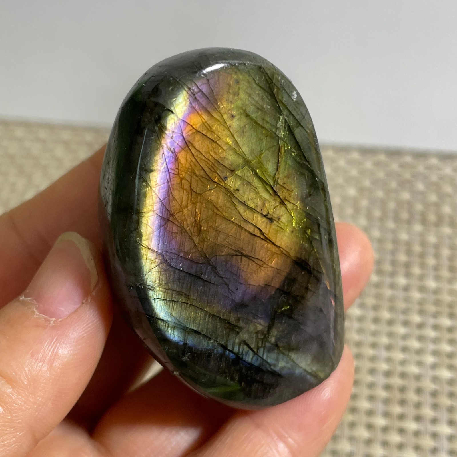 Natural Labradorite Crystal gemstone rough original Specimen 92g