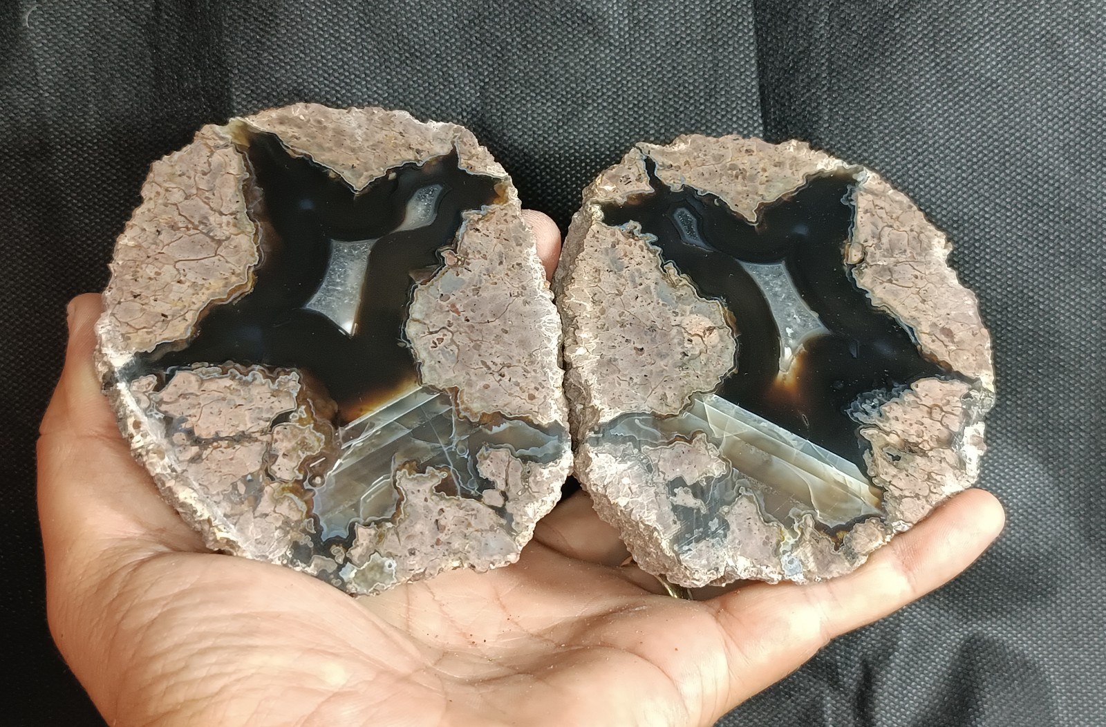 1290g/2.84 lb turkish thunderegg agate stone rough, customs duty included