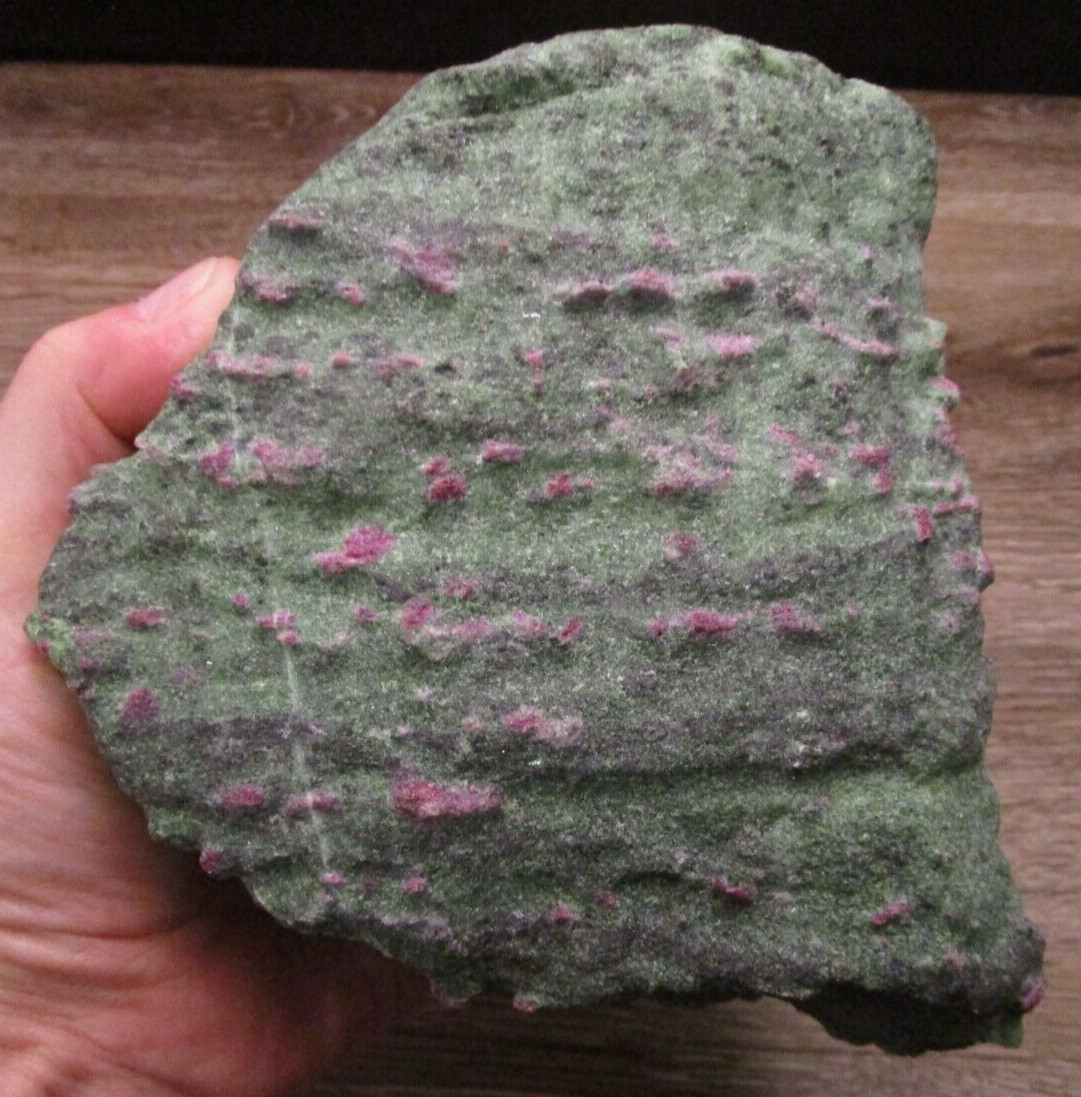 * Huge 6 lb (2774 gm) Rare Natural Ruby In Zoisite Rough Fluorescent Tanzania