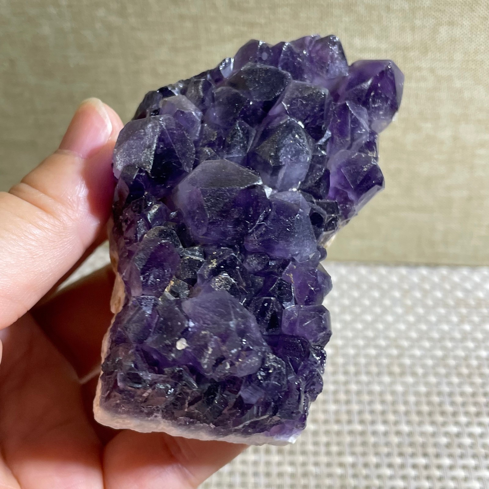 221g Natural amethyst rough stone amethyst cluster block Amethyst a1