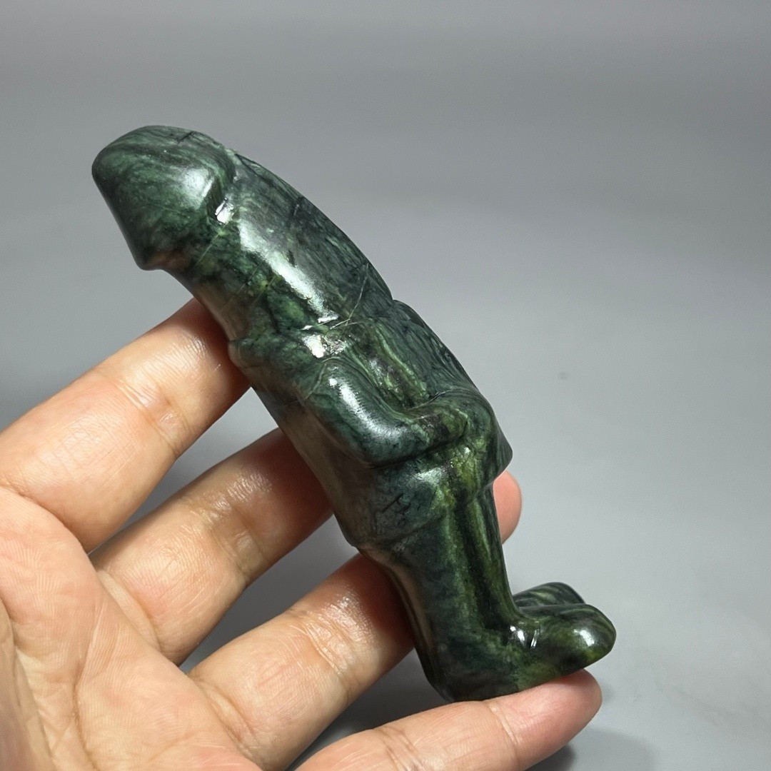 5.7″ Natural garnet Male Penis skull quartz crystal skull Figurines Healing 1pc