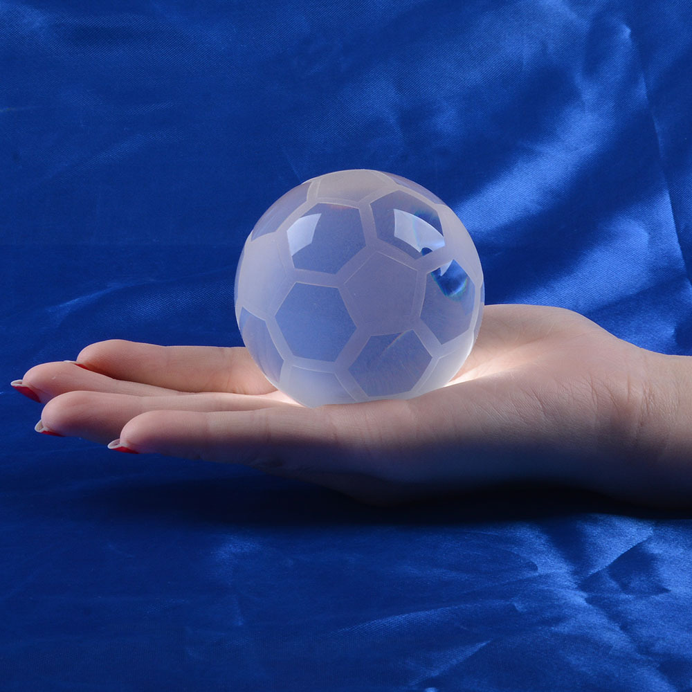 LONGWIN Crystal Glass Soccer Football Ball Sphere ORB 40-80mm Graduation Gift