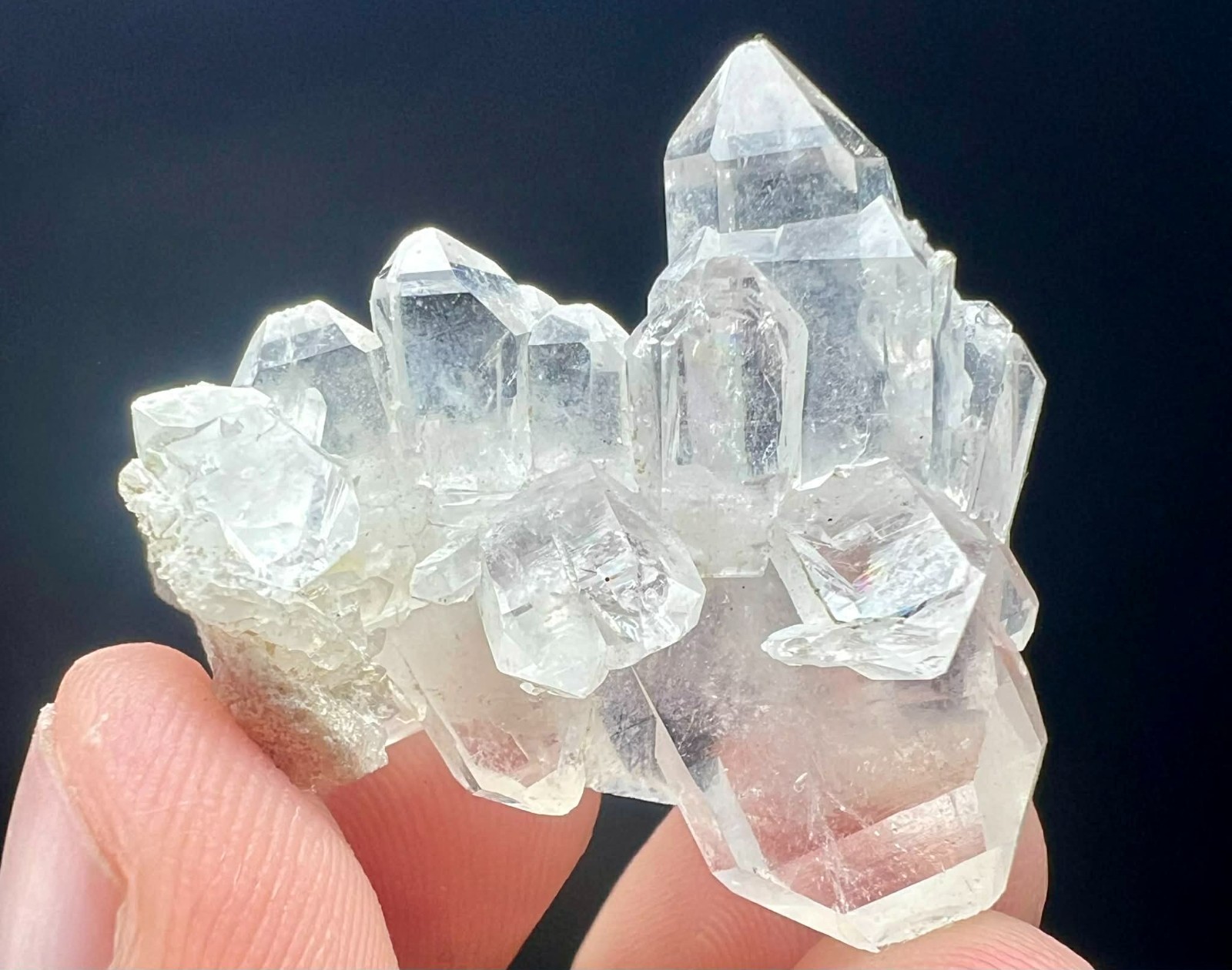 65 Carat Very Beautiful Faden Quartz Crystals Cluster From Skardu @PAK