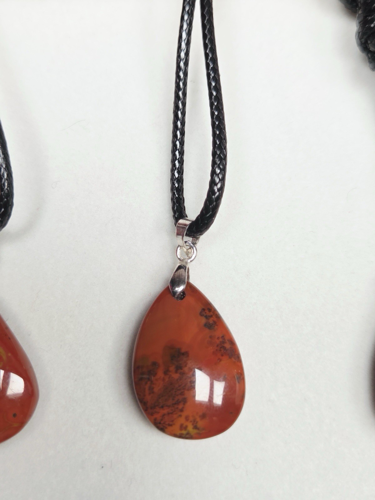 Vibrant Red Agate Teardrop Charm Set | Natural Healing Crystal Jewelry DIY