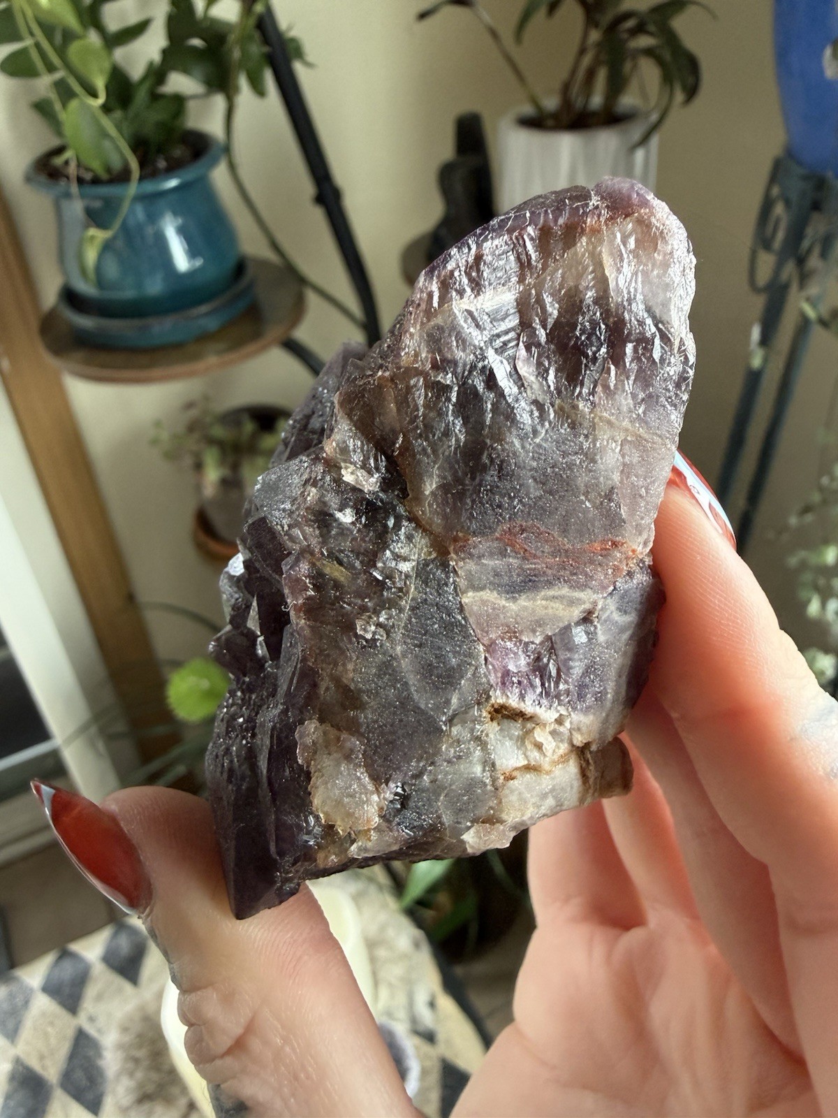 Purple Amethyst Crystal Cluster Specimen – Approx. 2.5 Inches