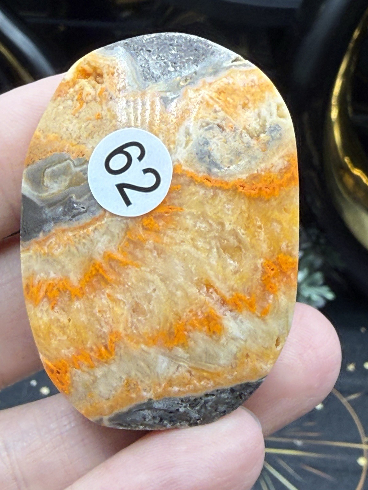 Natural Bumblebee Jasper Palms Druze vugs raw Free shipping