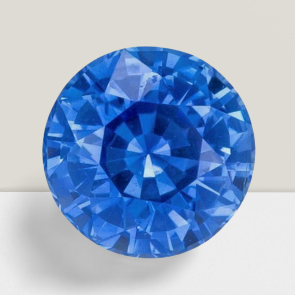Blue Sapphire Round Cut Gemstone 0.16 Cts – 3 mm Flawless Loose Gem