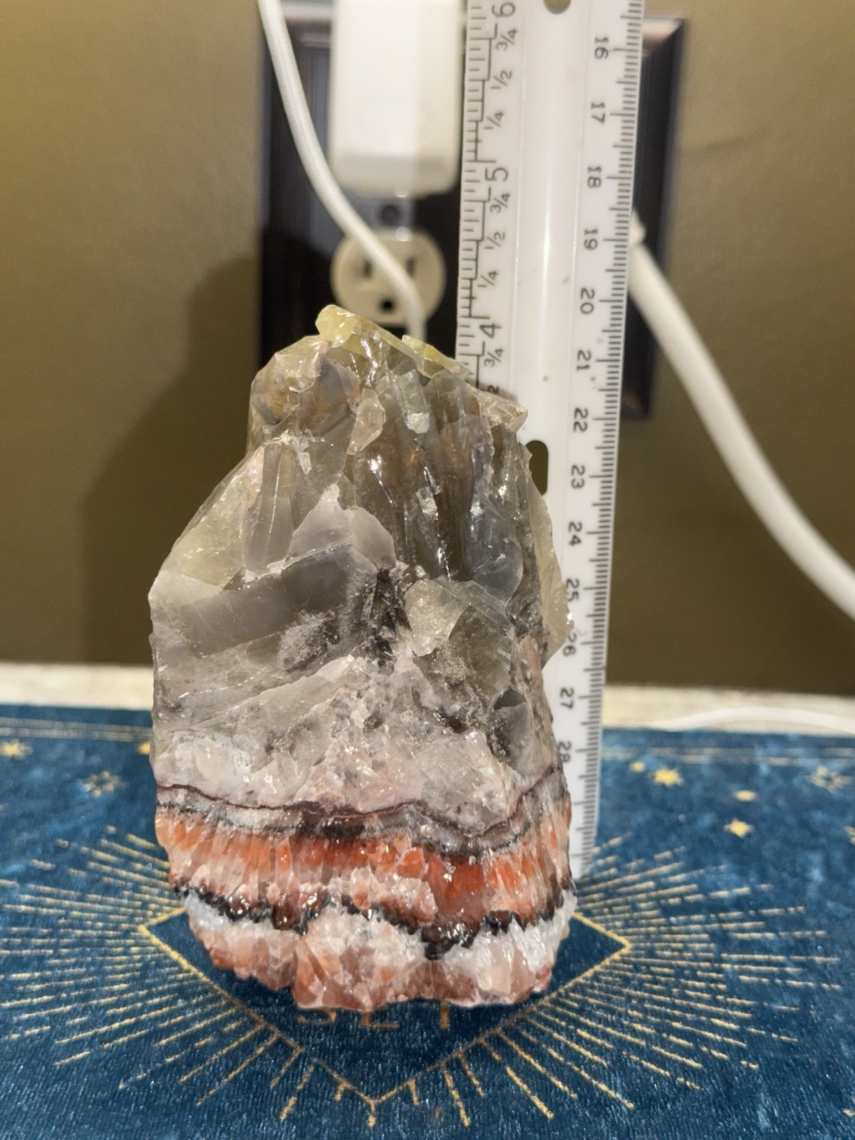Multicolored Calcite Crystal Mineral Gemstone – 15.3 Oz