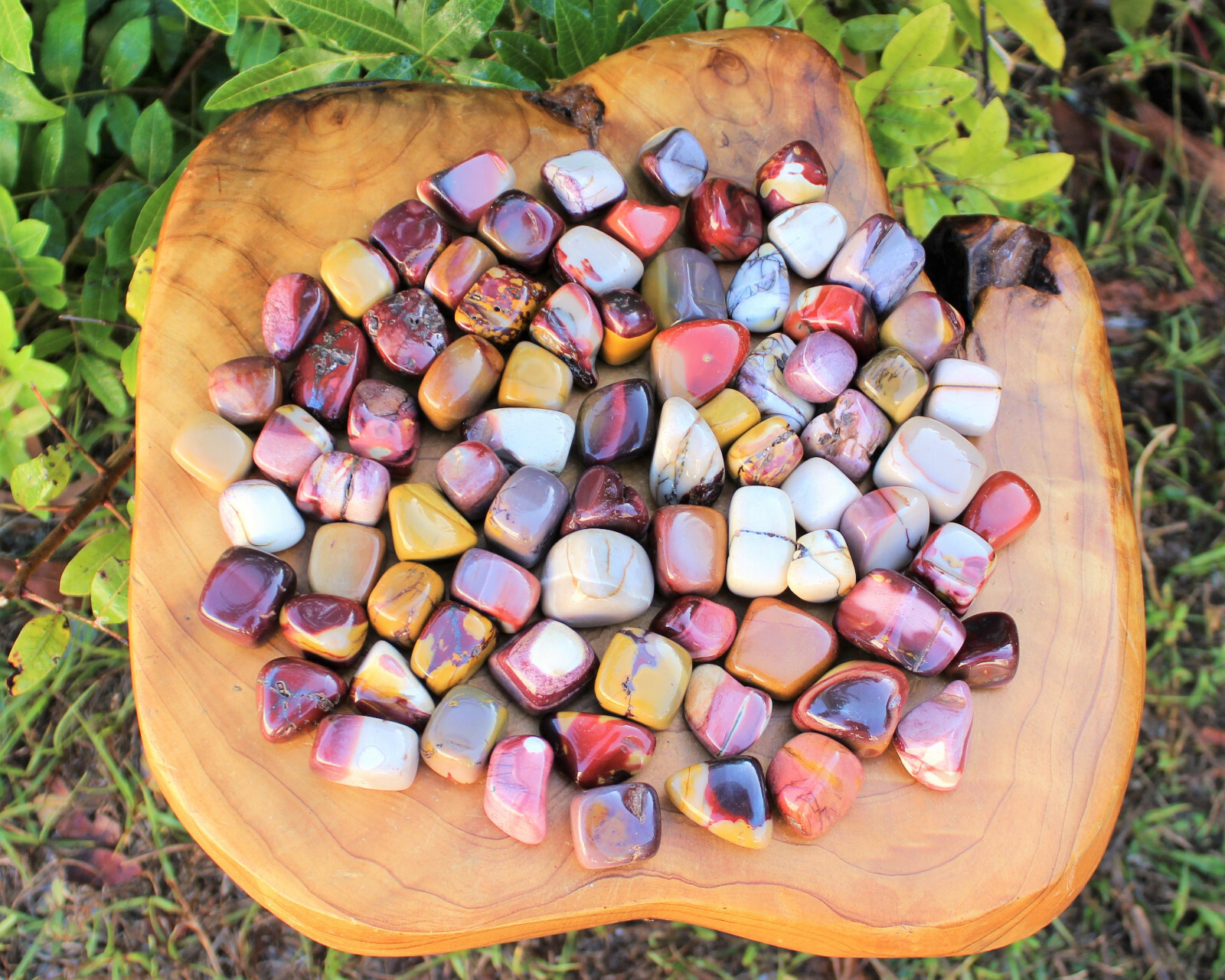 1/4 lb Mookaite Jasper Tumbled Stones (Crystal Healing Tumble Mookite) 4 oz