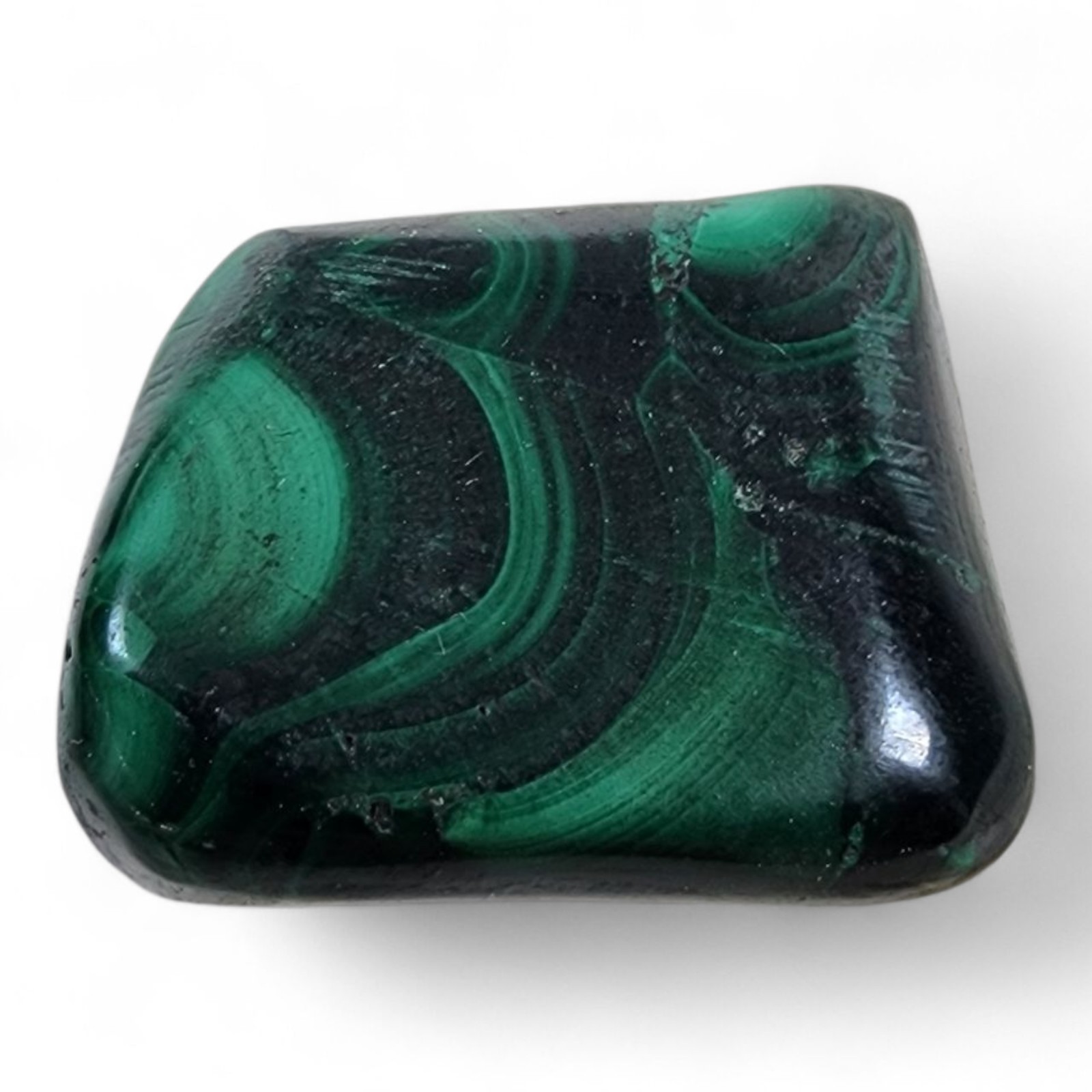 Malachite Polished Stone from the Congo 28.2 grams