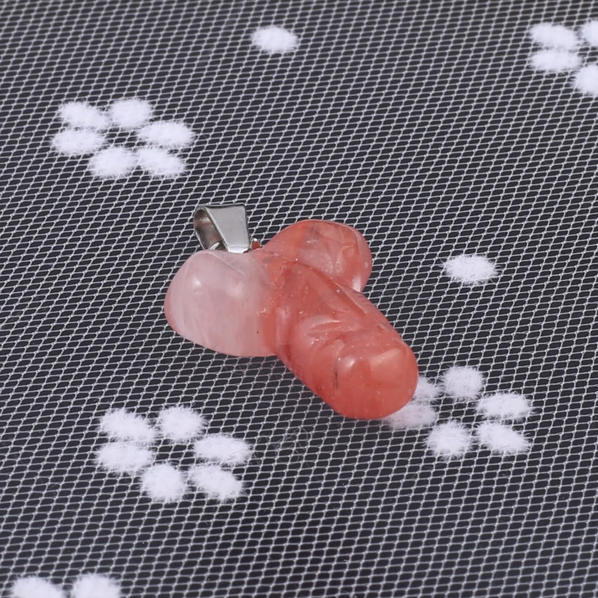 Natural Stone Decoration Statues Healing Crystal Table Artwork Man Penis Phallus