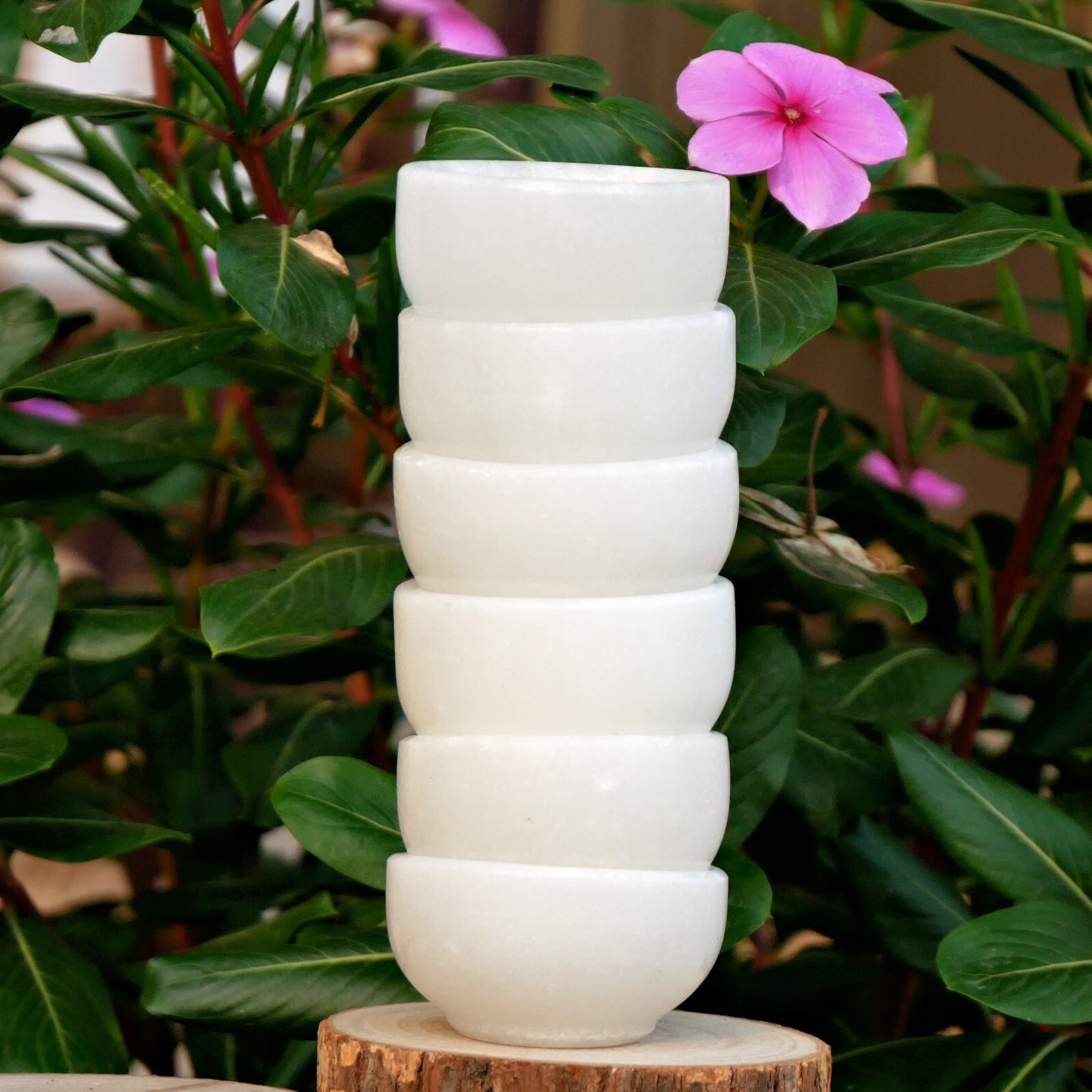 1pc Natural White Jade Quartz Carved Bowl Skull Reiki Crystal Healing Gift Gems