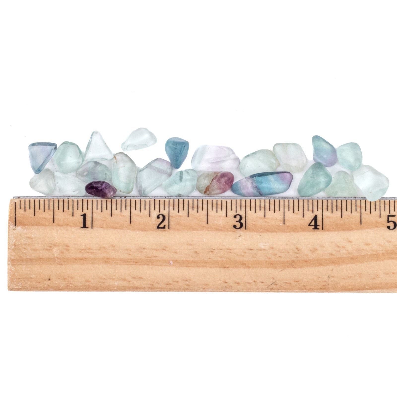 1/4 lb Extra Small Tumbled Rainbow Fluorite Gemstone Crystals Gem Chips Crafts