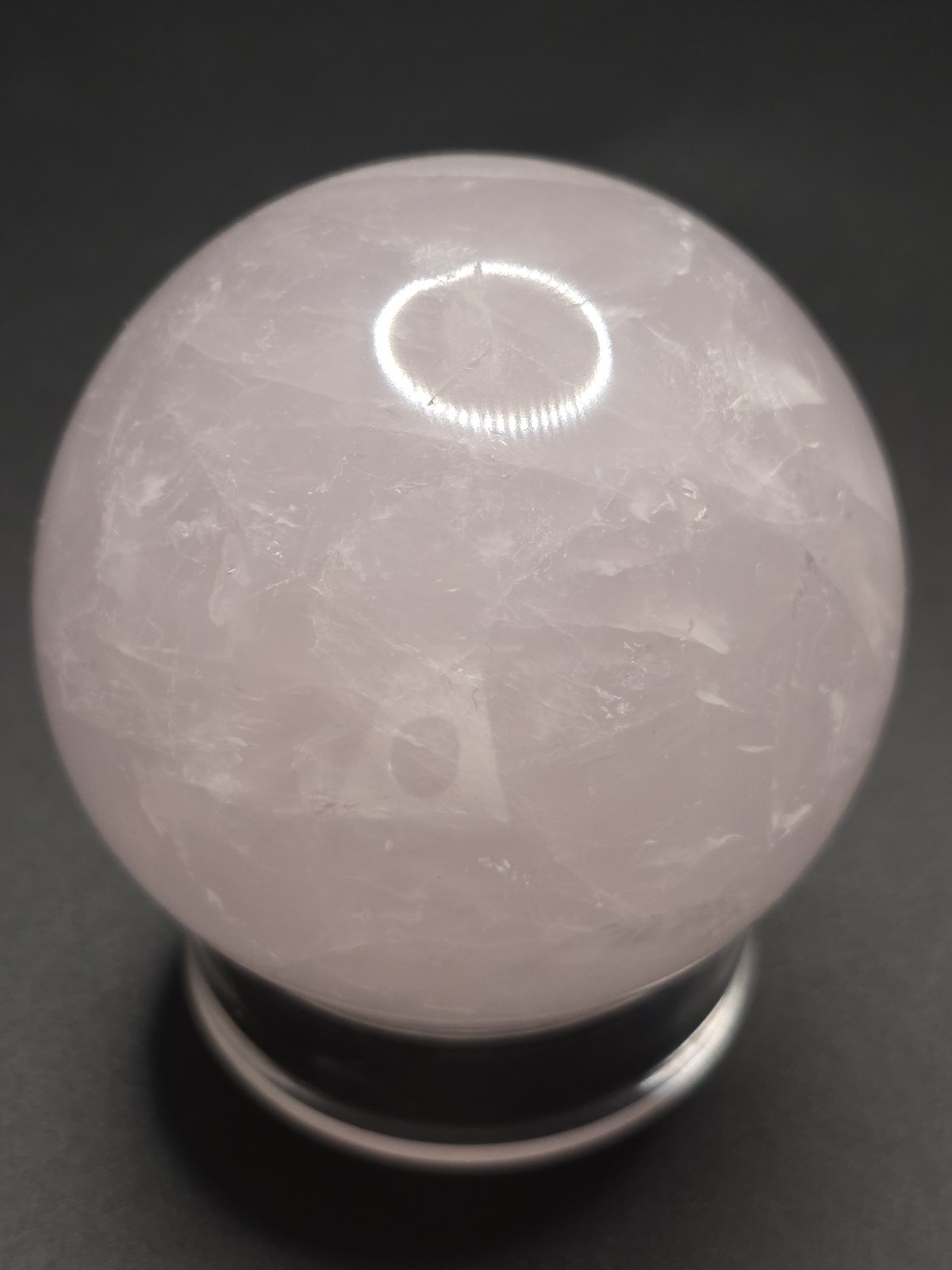 Light Purple Rose Quartz Sphere 59.7mm