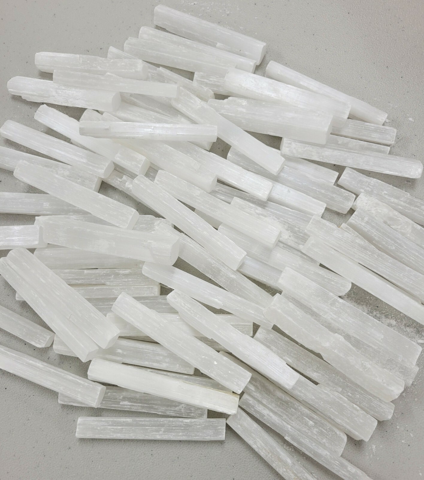4 INCH SELENITE STICKS BULK Sticklets Crystal Wands Natural Healing Crystals