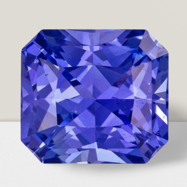 Blue Sapphire Octagon Cut Gemstone 0.60 Cts – 6×4 mm VVS Loose Gem