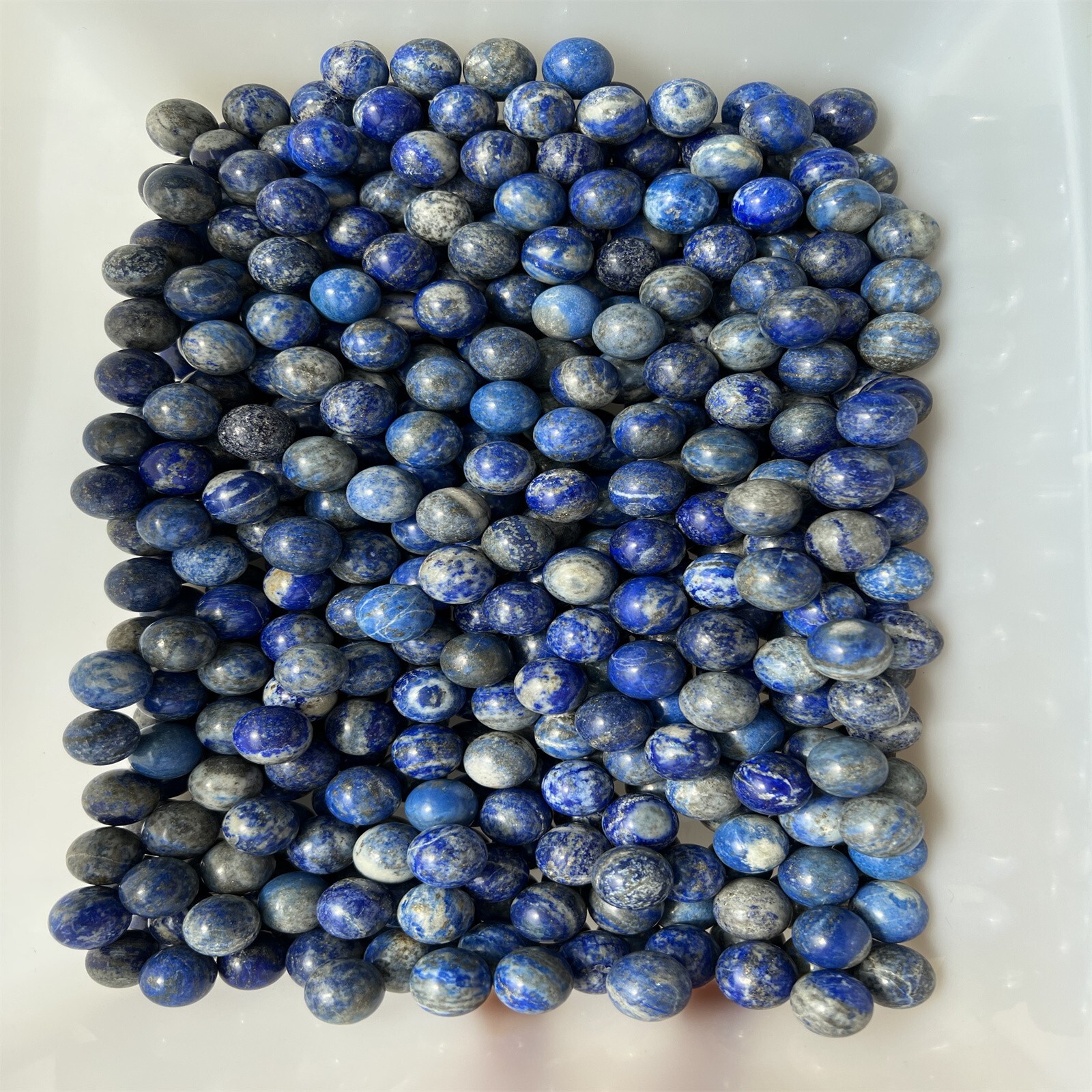 12pcs Natural Lapis Lazuli jasper ball quartz crystal carved Sphere gem 15mm+