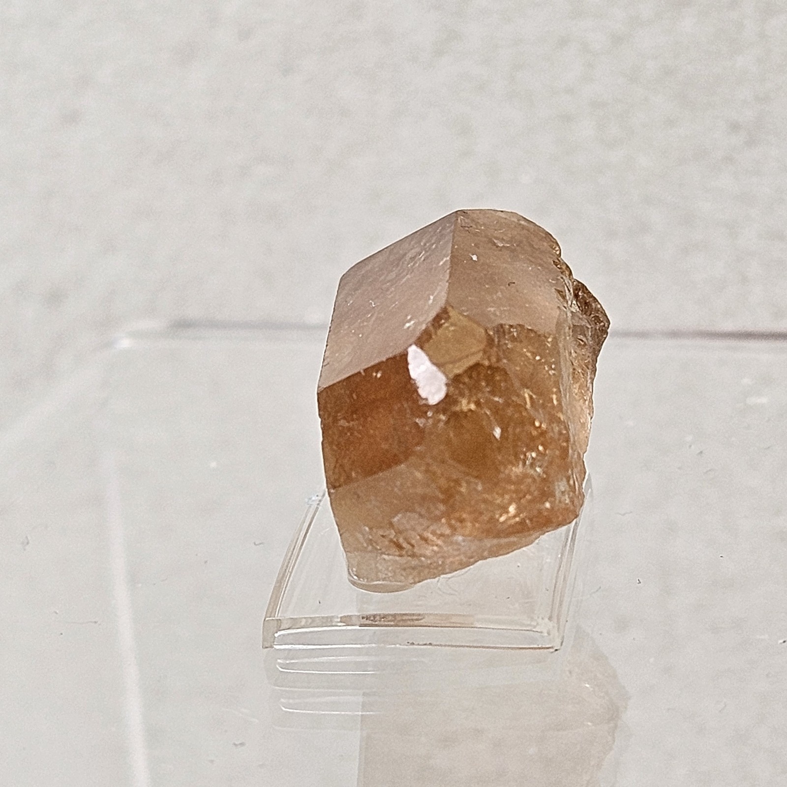 Natural Double Terminated Golden “Imperial” Topaz Crystal Specimen Thumbnail