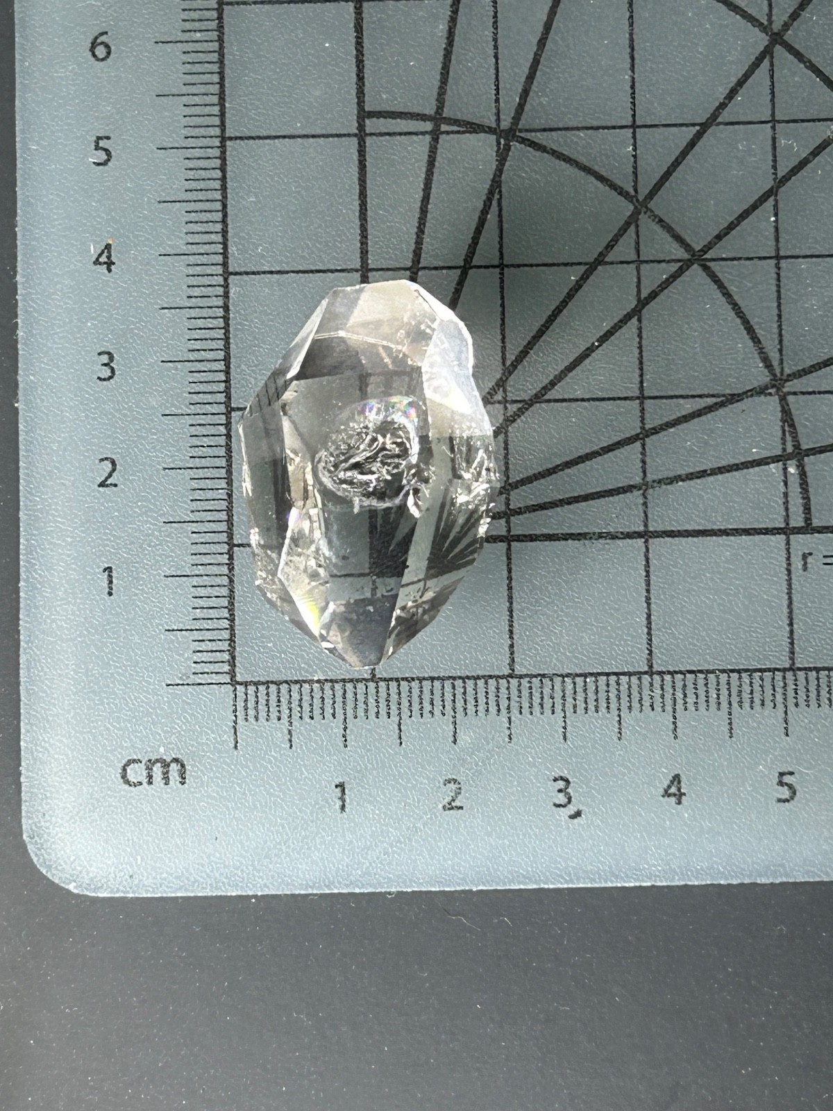 Herkimer Diamond Crystal * Trapped Air Pocket* Super Clear
