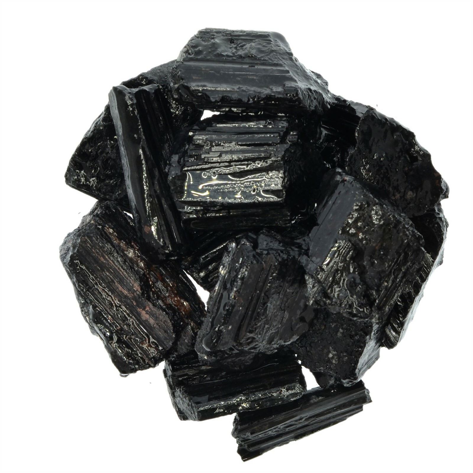 2 lb Black Tourmaline Rough Stones – Grade 1 – 1.25″ to 1.5″ avg – Raw Rocks