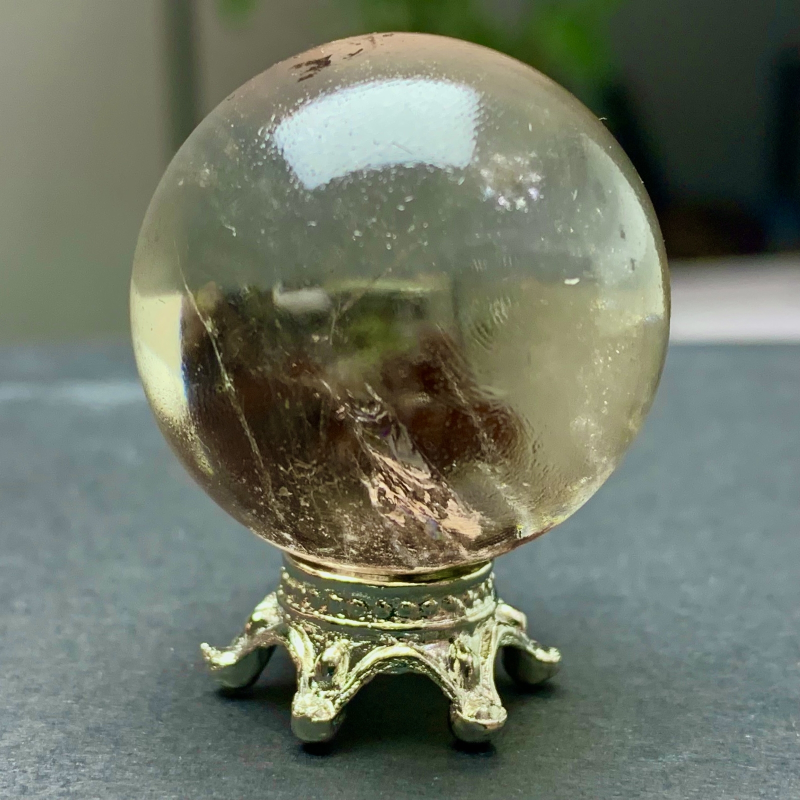 29G Natural Beautiful Higher Quality Garden Quartz Crystal Sphere Restoration