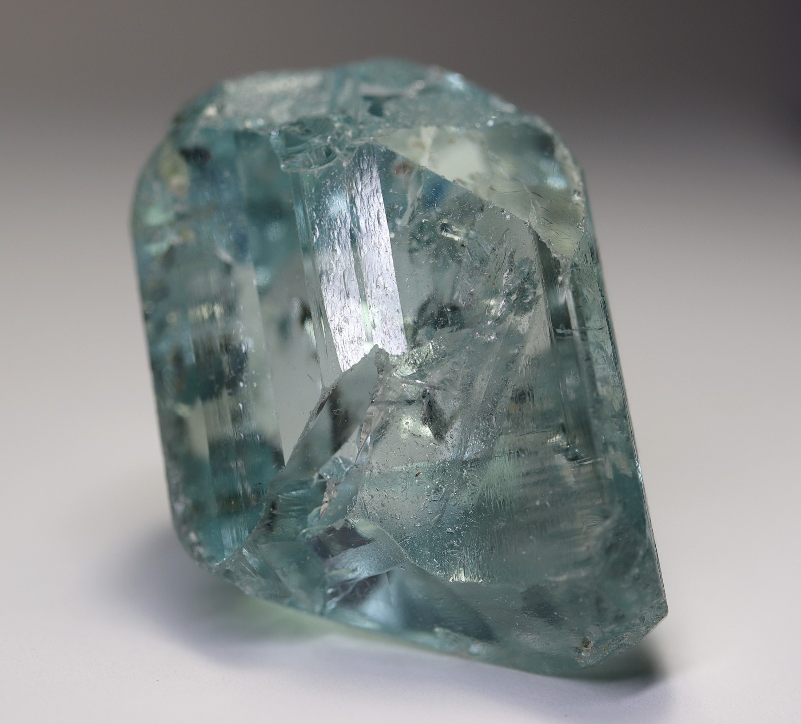 Natural Gem blue Topaz. Appears a complete floater. 1980’s stash. MG Brazil