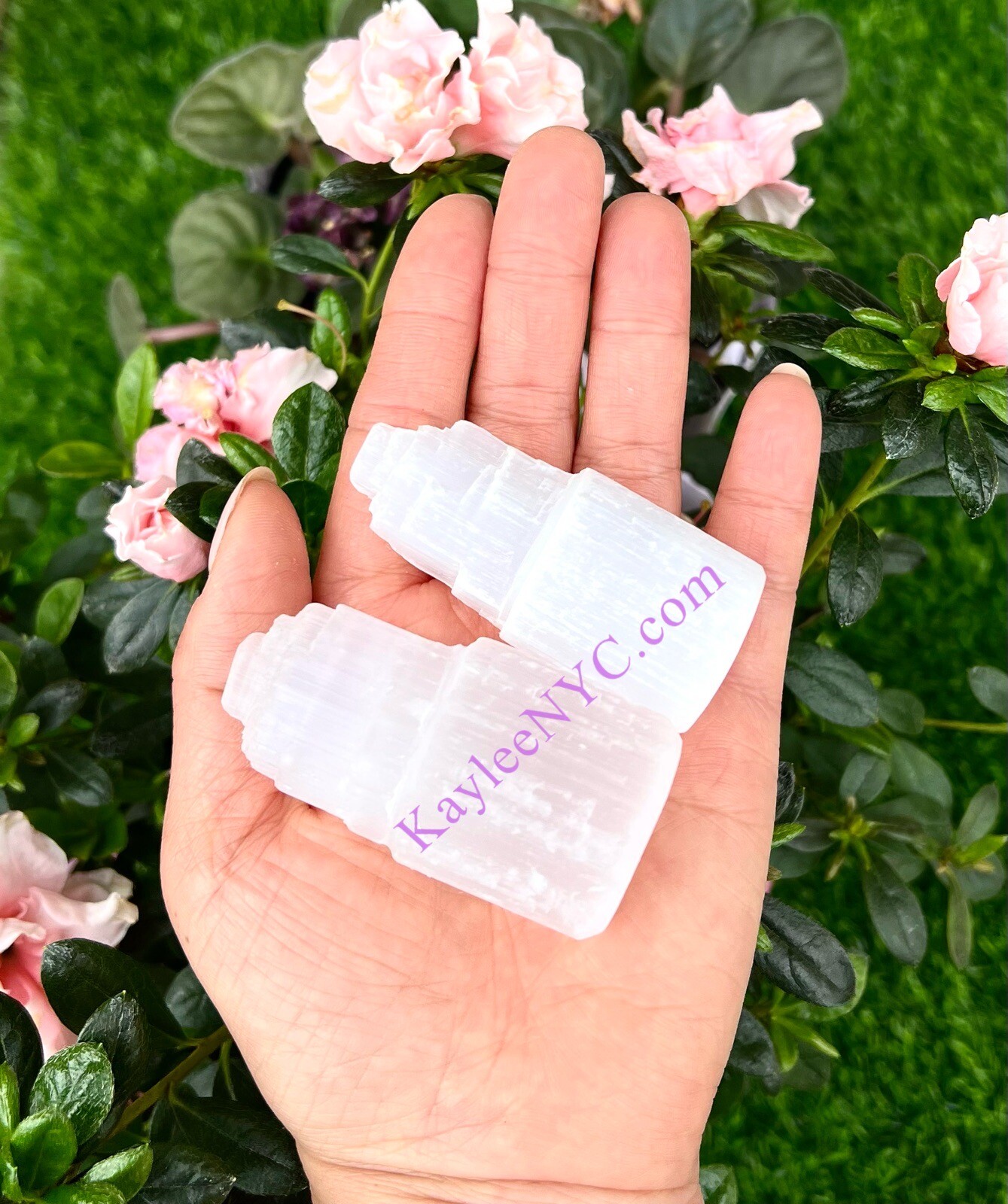 Wholesale Lot 12 Natural Selenite Aka Satin Spar Cylinder