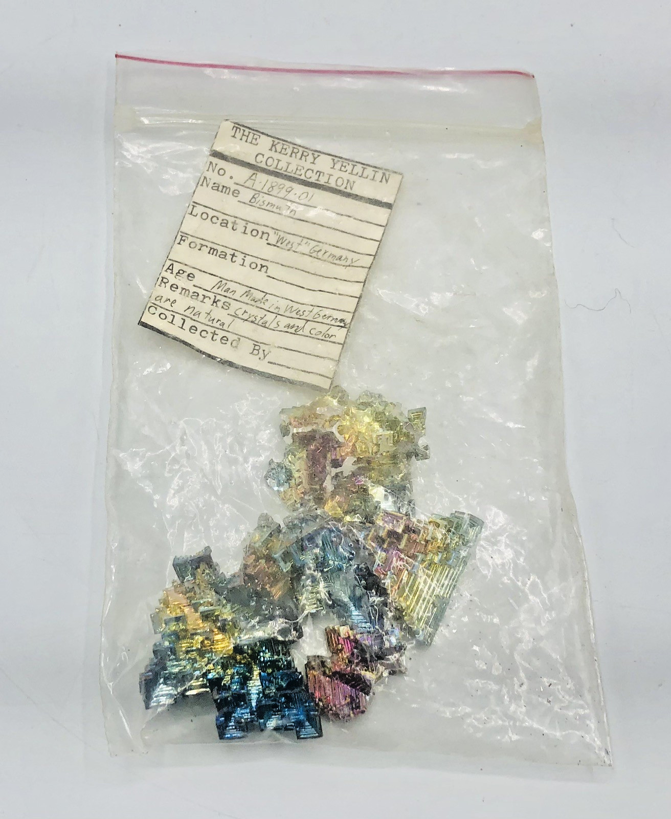 4oz Bismuth Rainbow Crystal Element Bi Gemstone Mineral Specimen West Germany