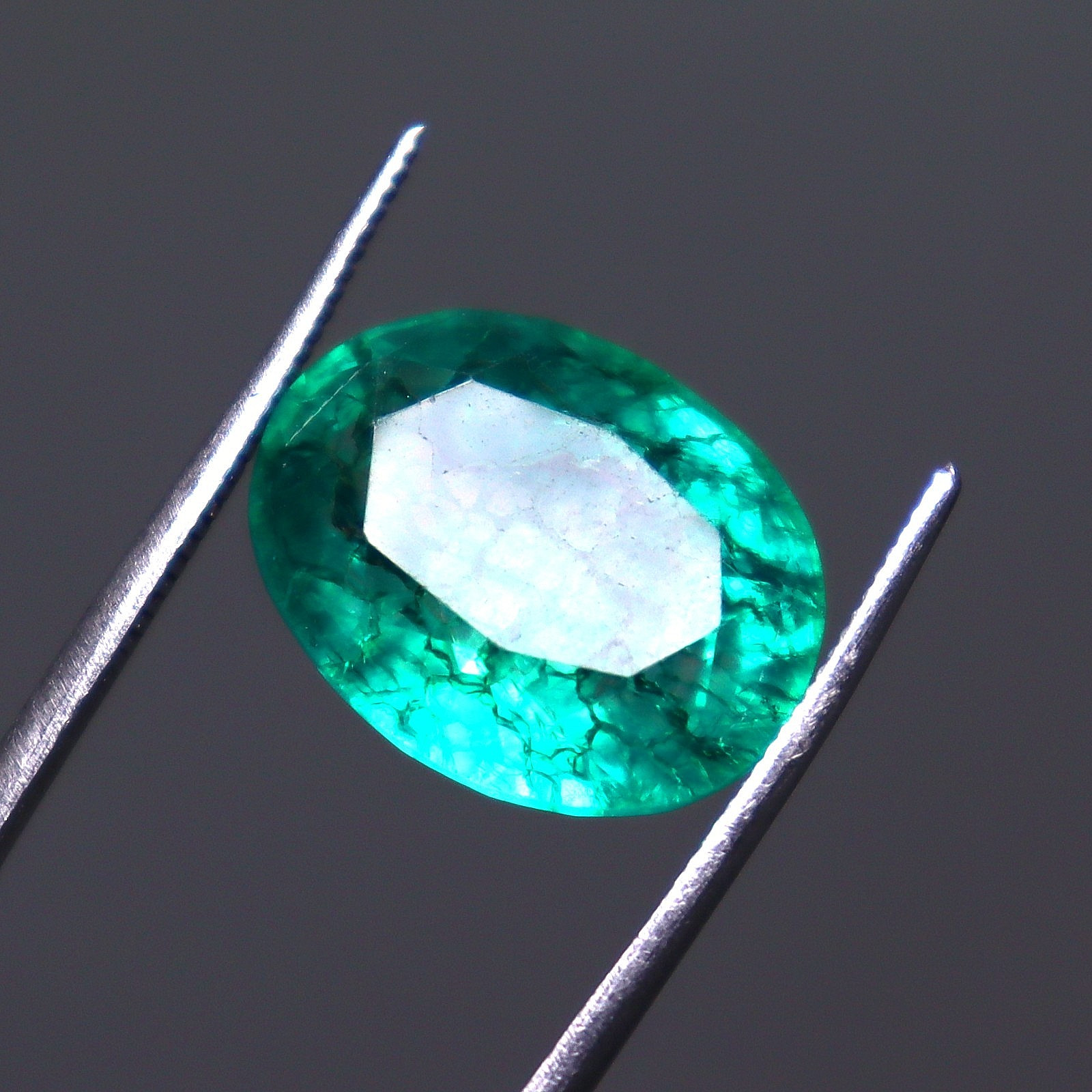 Green Emerald Certified Natural Colombian Oval Cut Loose Gemstone