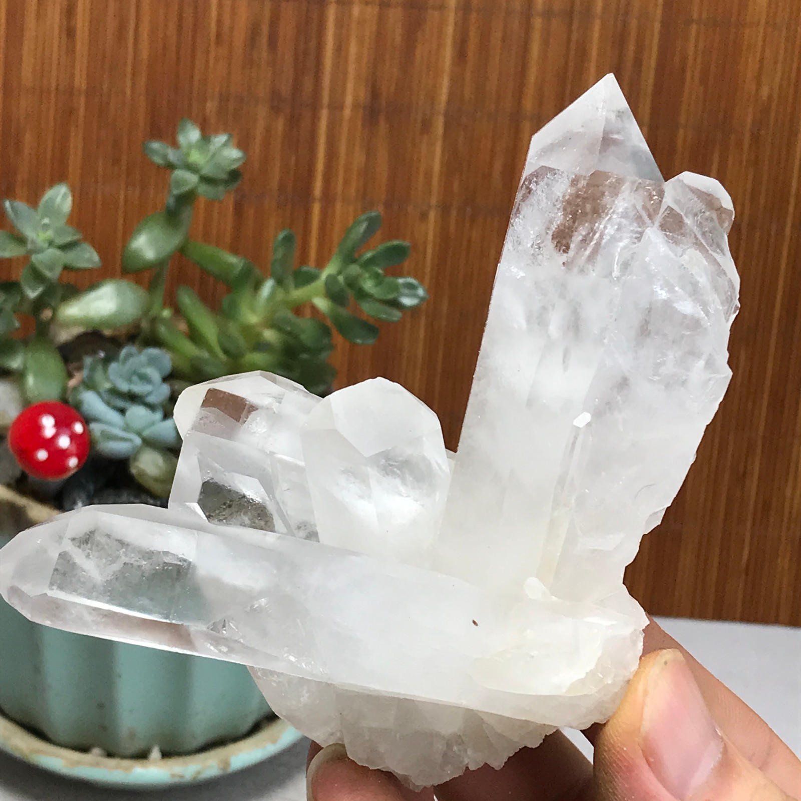 92-78-42mm Natural crystal clusters pretty Quartz Mineral Specimen 149g A6987