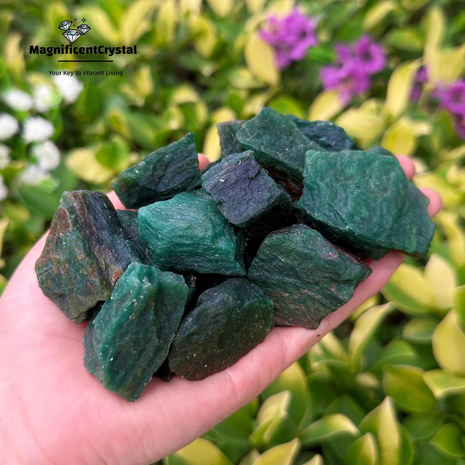 3PCS Genuine Raw Emerald Stone Heart Chakra Mineral Specimens May Birthstone