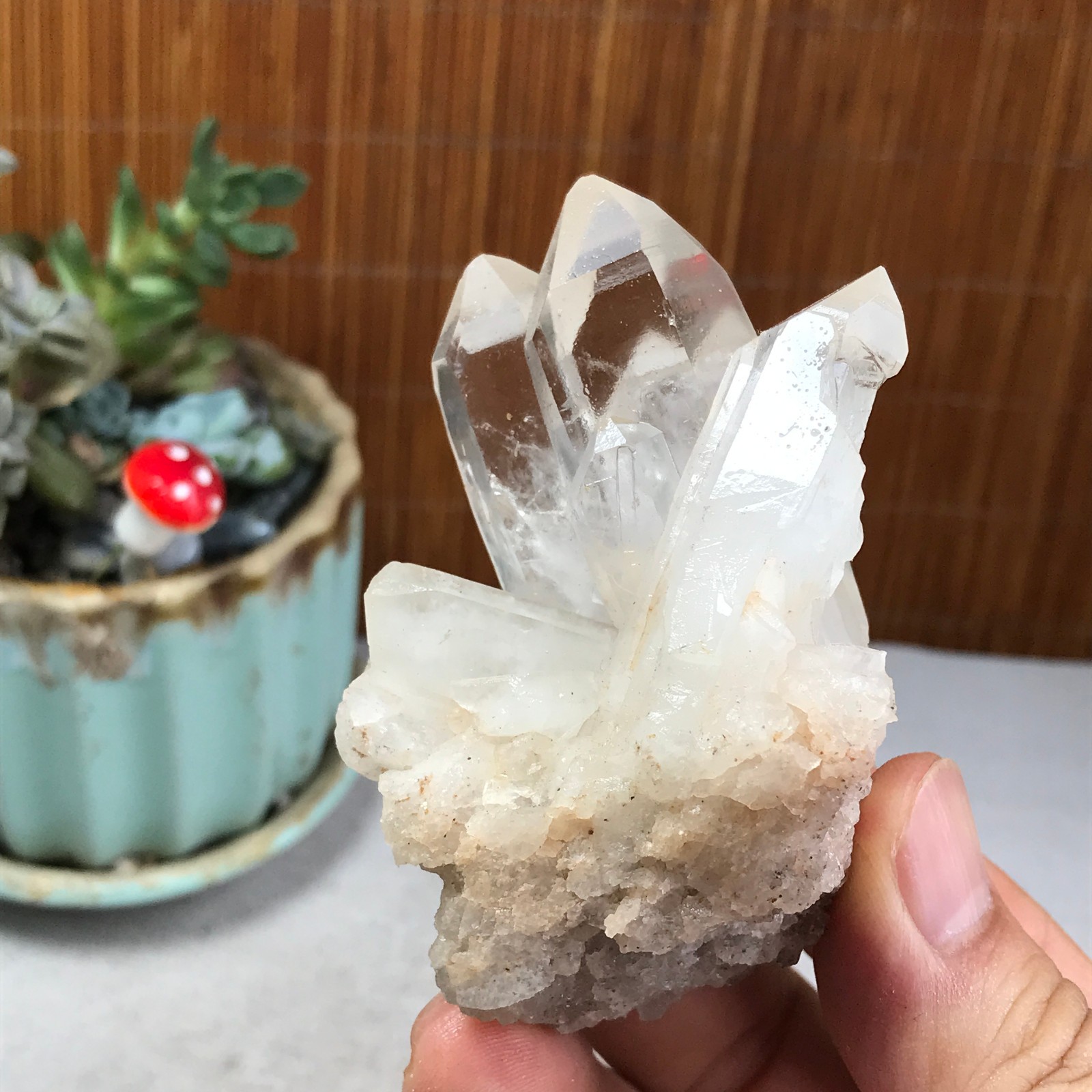 77-54-43mm Natural crystal clusters pretty Quartz Mineral Specimen 146g A6228