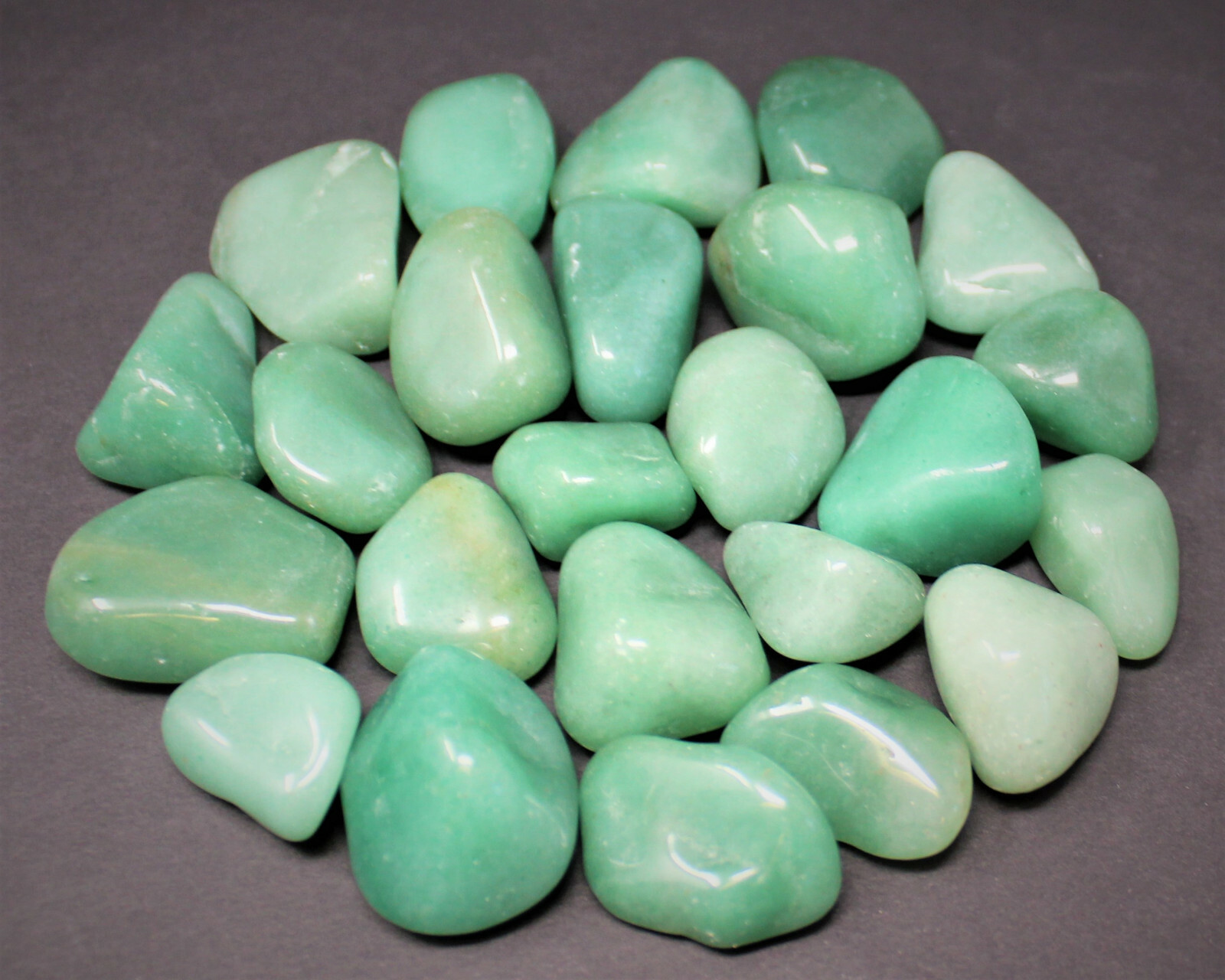 1/4 lb Bulk Lot Green Aventurine Tumbled Stone: Crystal Healing Reiki 4 oz