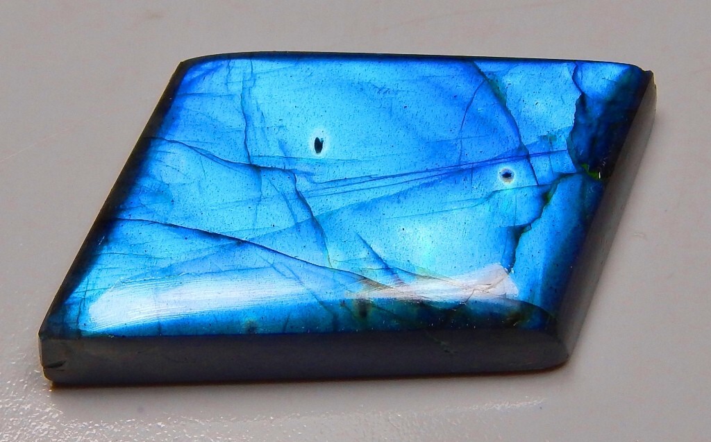 Natural Labradorite Slab, 1.25″ – 9″ High Flash Polish Labradorite, Pick a Size