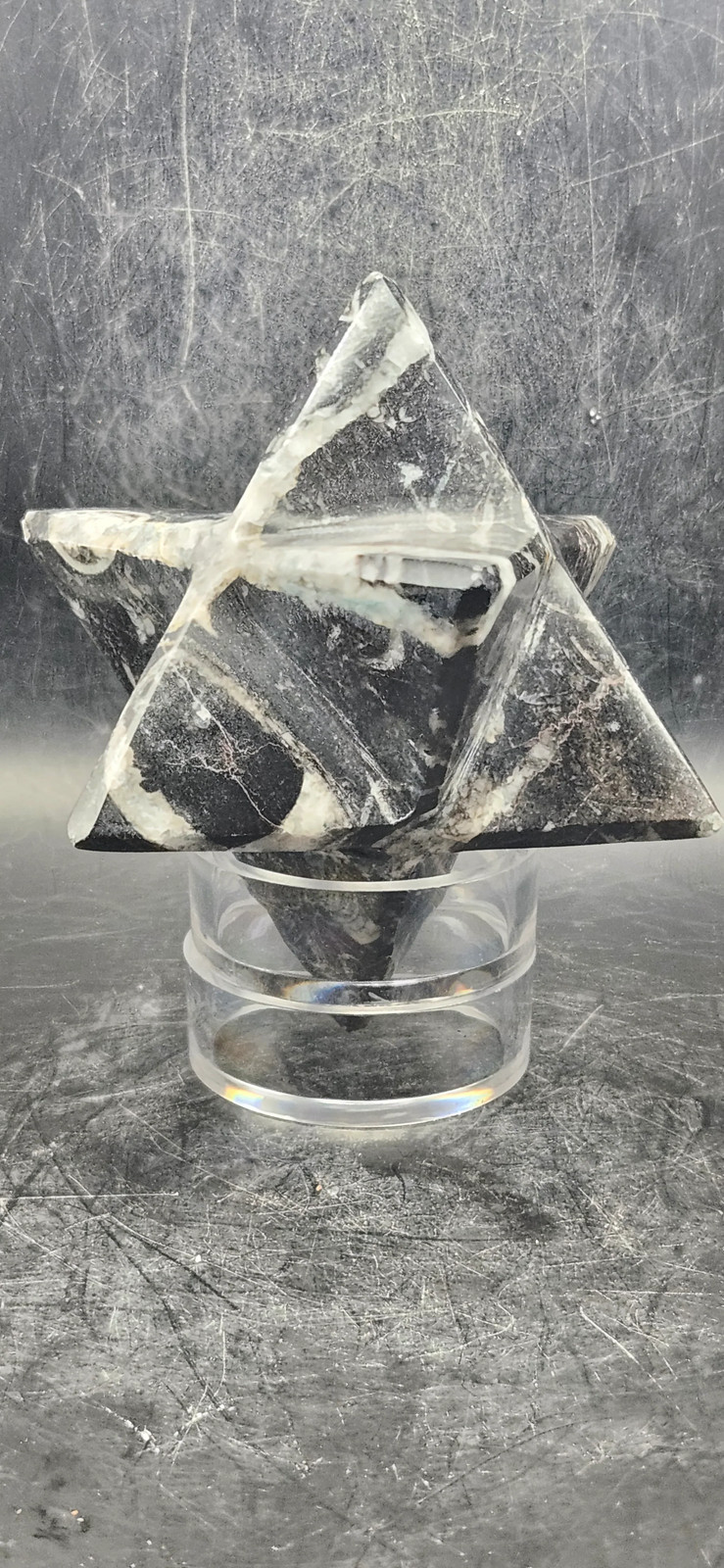Orthoceras calcite fossil markaba, 10 ounces, 2.2 inches!