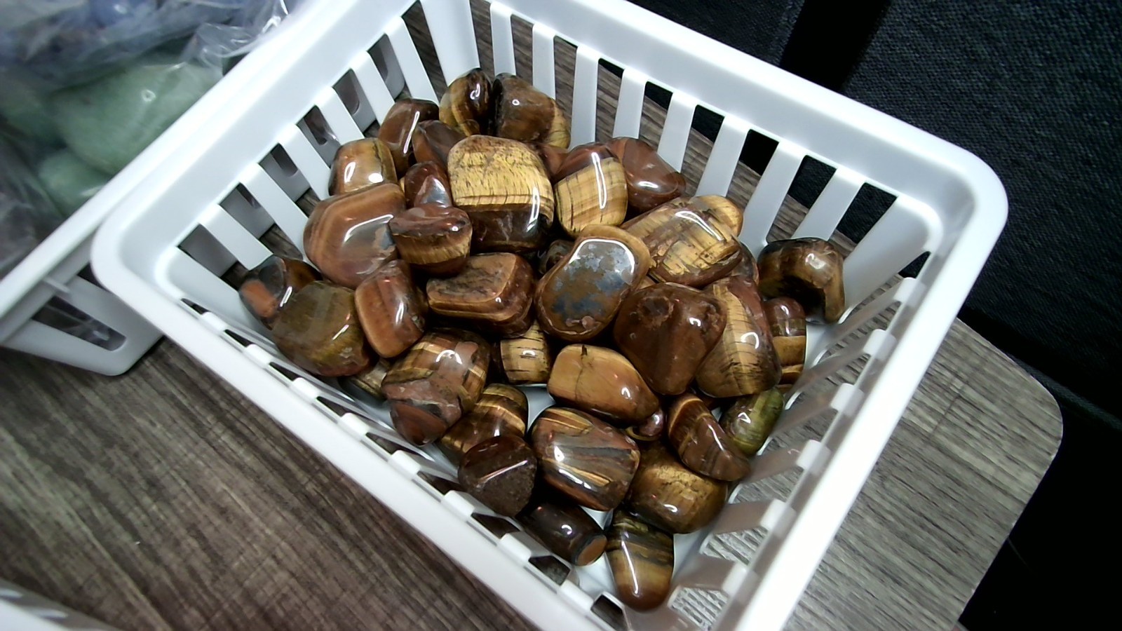 8 oz Natural Red Tiger’s Eye Tumbled Crystal Bundle ~12 Stones 1/4″-1″ Bulk Lot