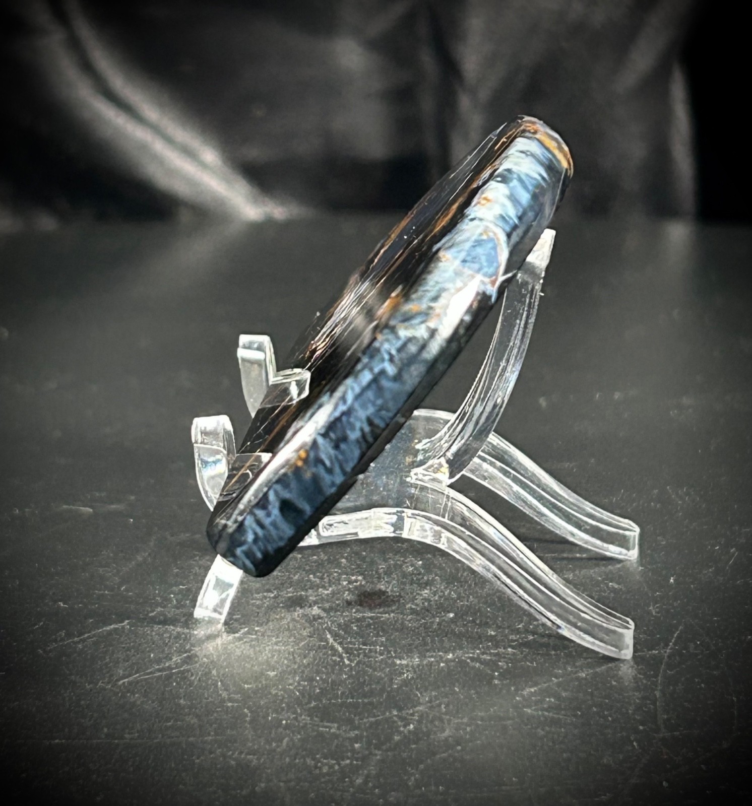 2.37″ Flashy Pietersite Slab With Acrylic Stand 1.1oz (31 grams)