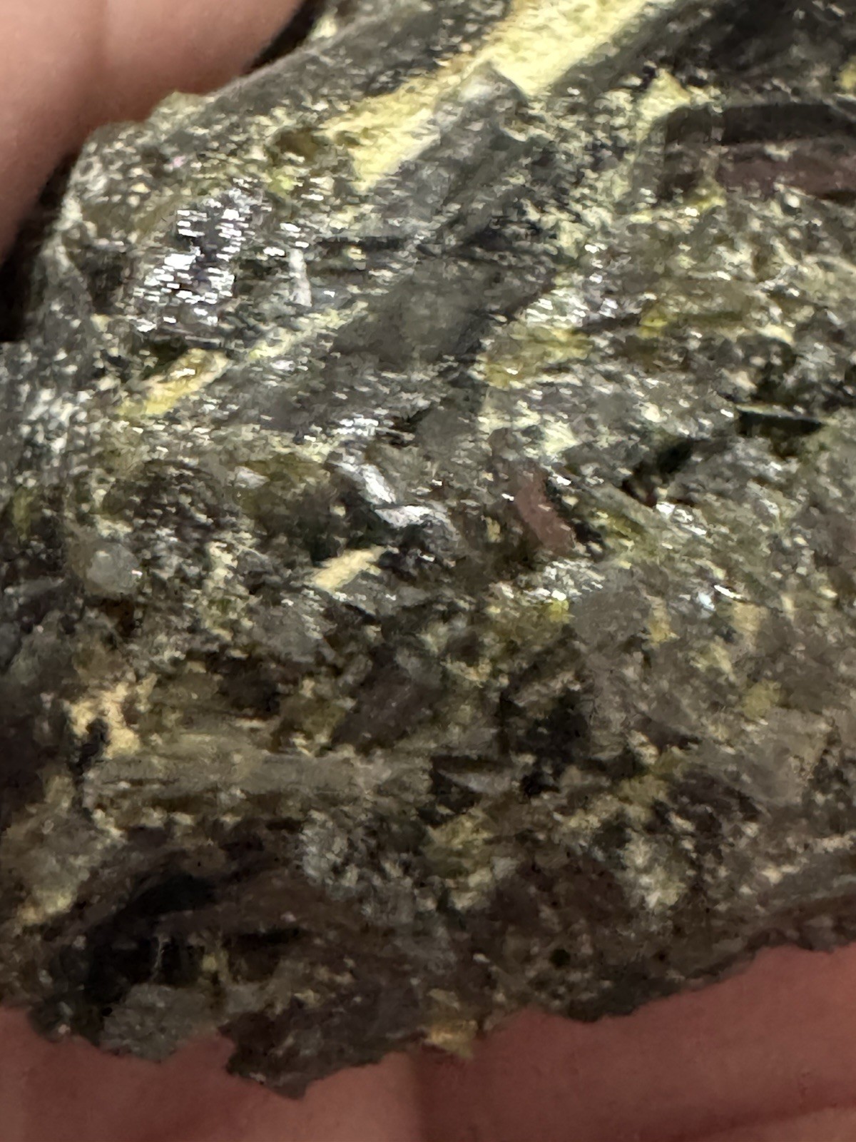 Epidote Crystal Specimen