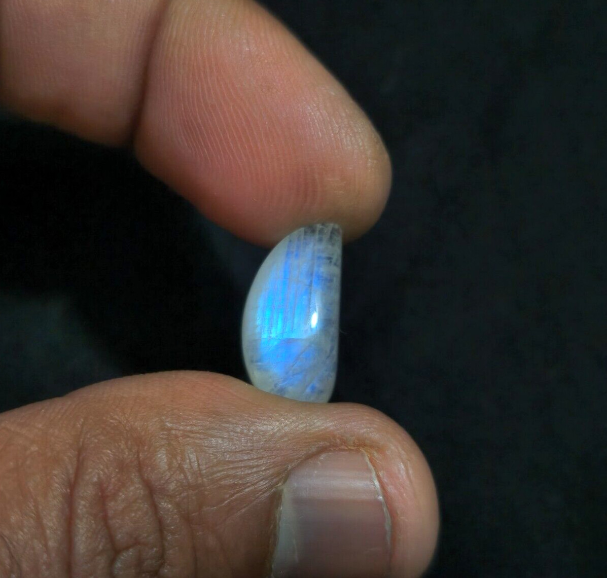 16×13.50×6 mm Ravishing Rainbow Moonstone Cabochon Loose Gemstone For Jewelry