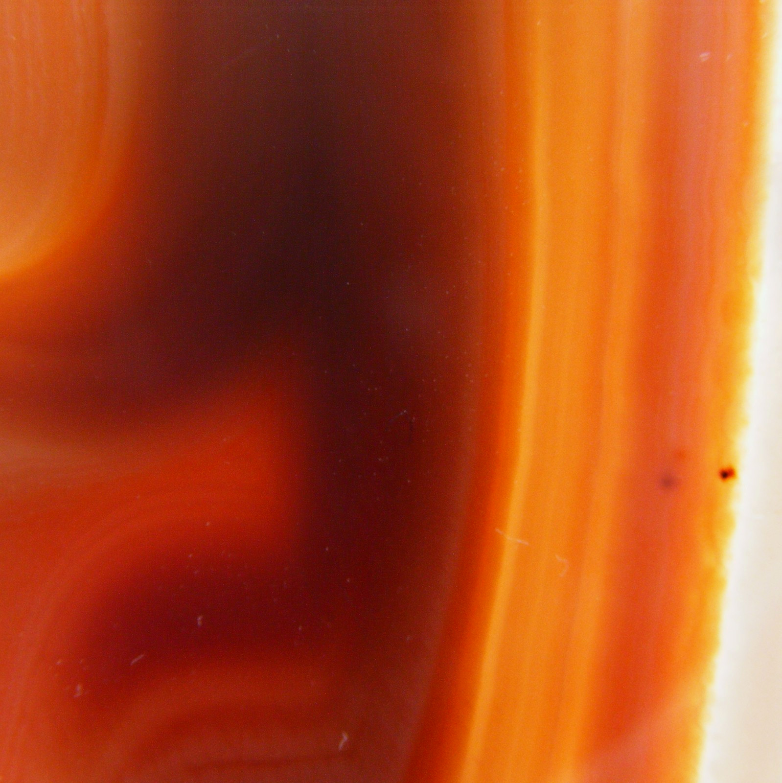 Natural Orange Agate Slice Polished Banded Geode Slice 11cm x 3.5cm
