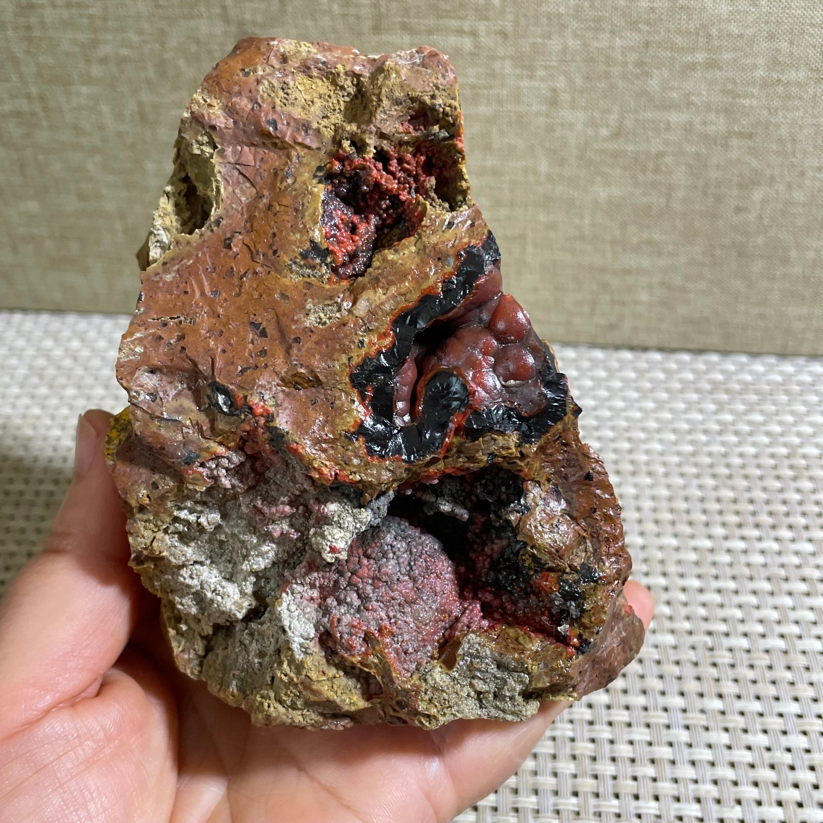 587g Raw Carnelian Stone Rough Red Gemstone Mineral Specimen
