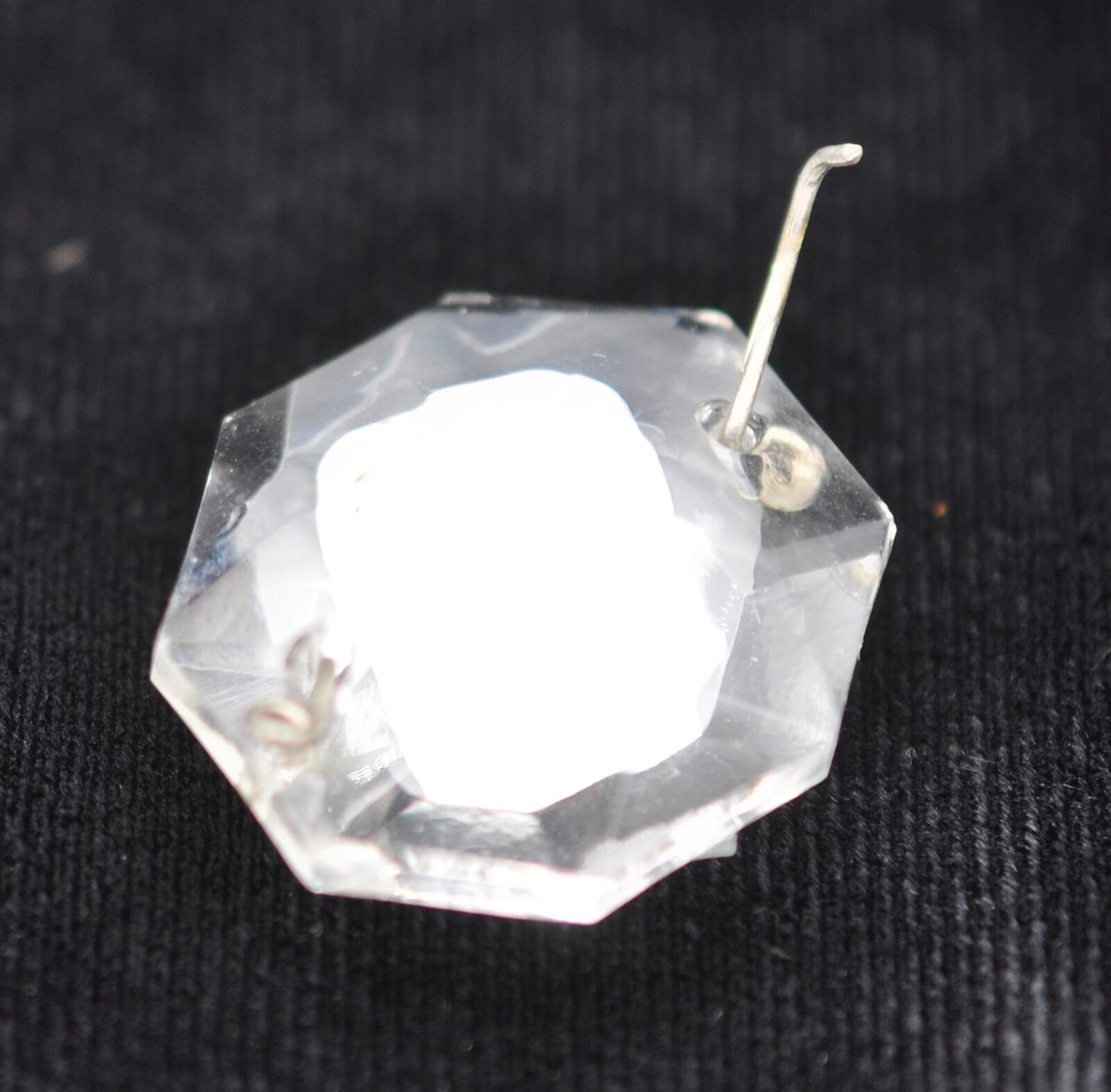 Palm Springs Elaborate Hotel Crystals From Chandelier 7/8″ Pointed Octagon