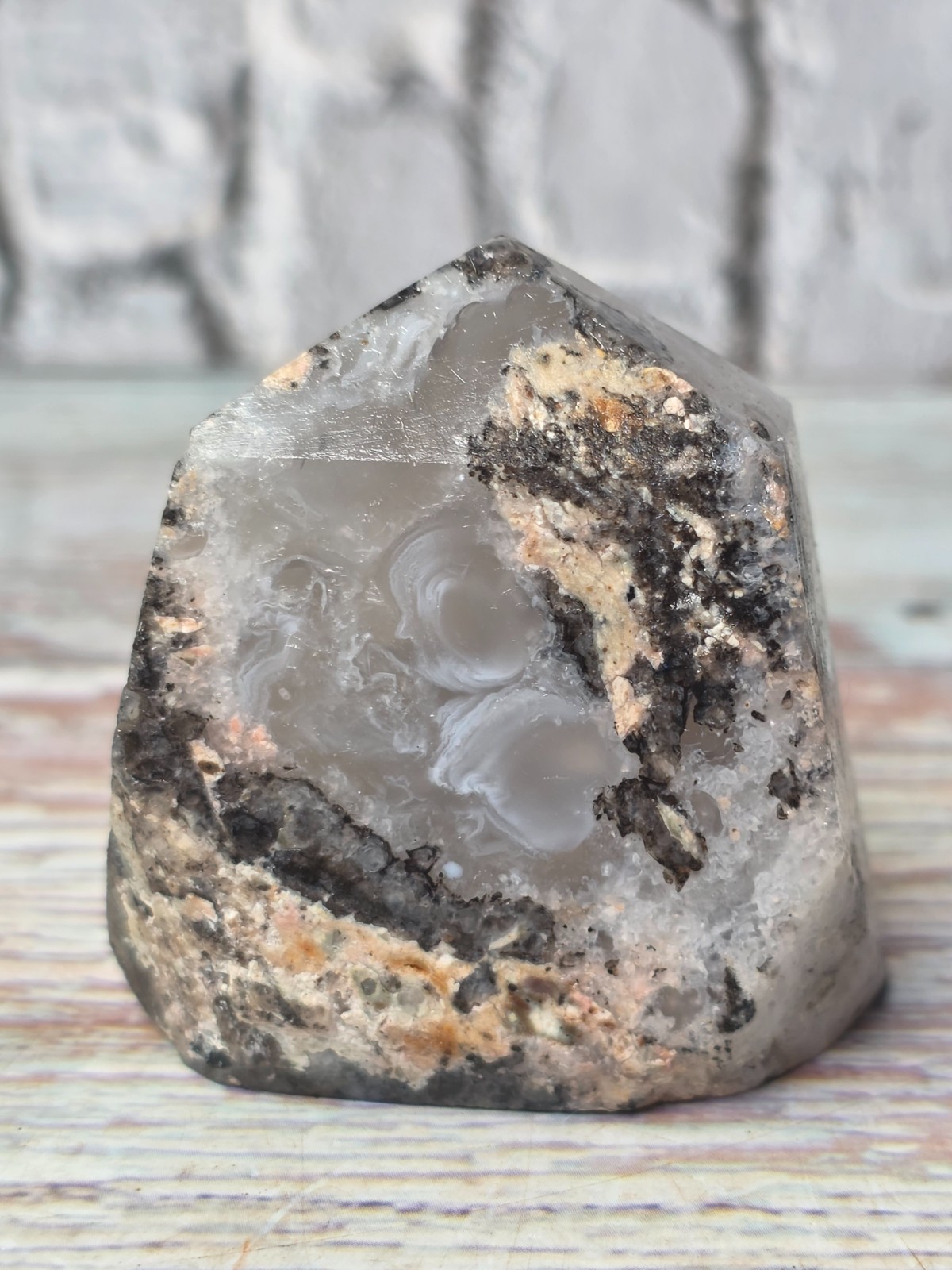 Stunning Set of 6 Beautiful Crystal Towers & Druzy Pieces – 904g Total
