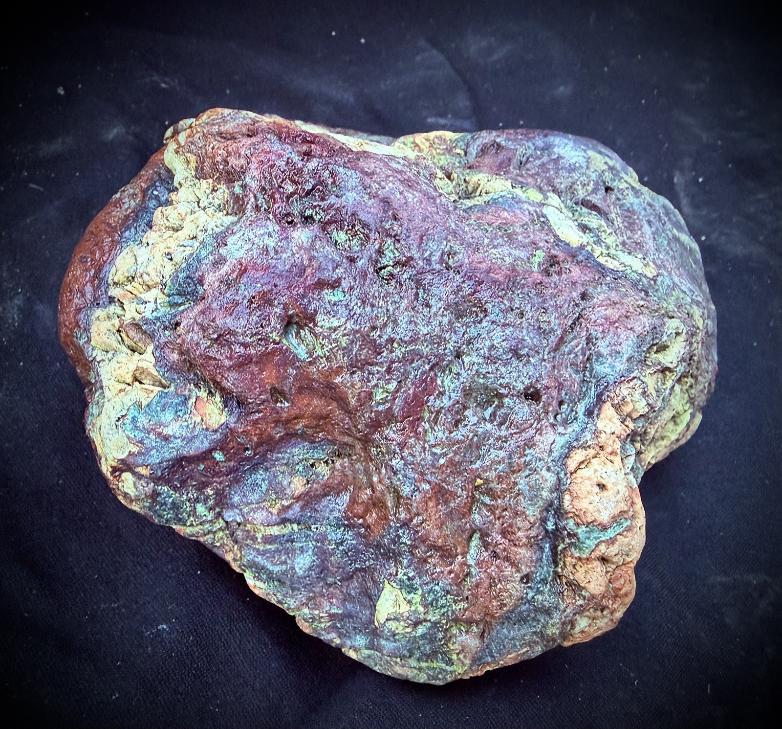 “The Alchemist” – Large Natural Multi-Color Jasper Display Stone | One-of-a-Kind