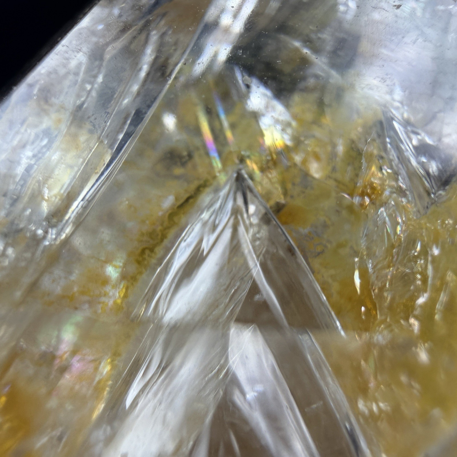 Golden Herkimer Diamond Quartz Crystal Point / New York *VIDEO*