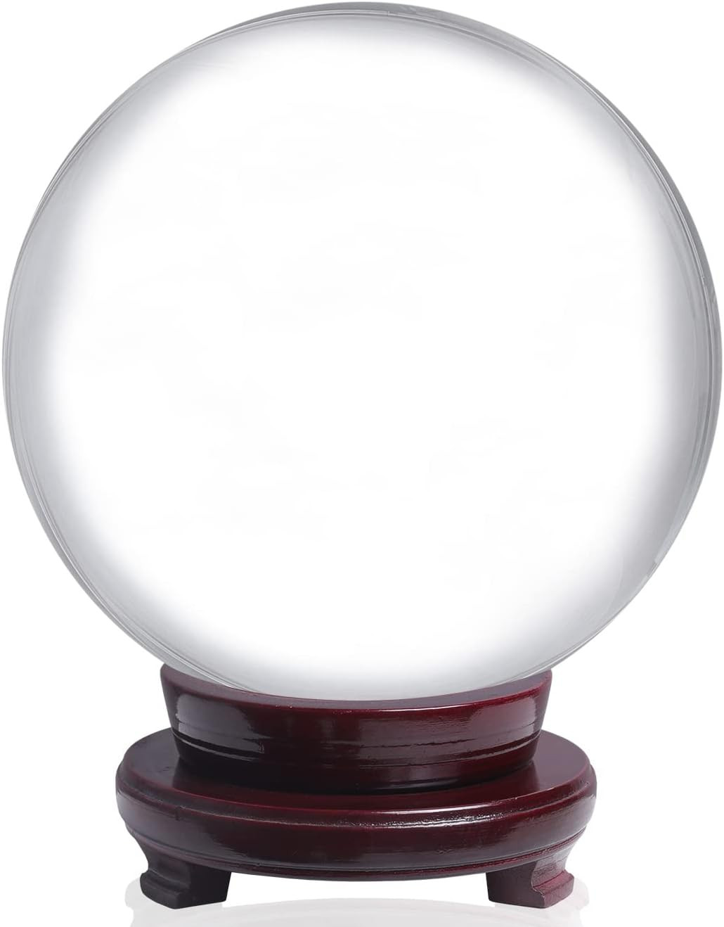 LONGWIN 150Mm (5.9 Inch) Divination Crystal Ball Decorative Glass Balls Globe Sp