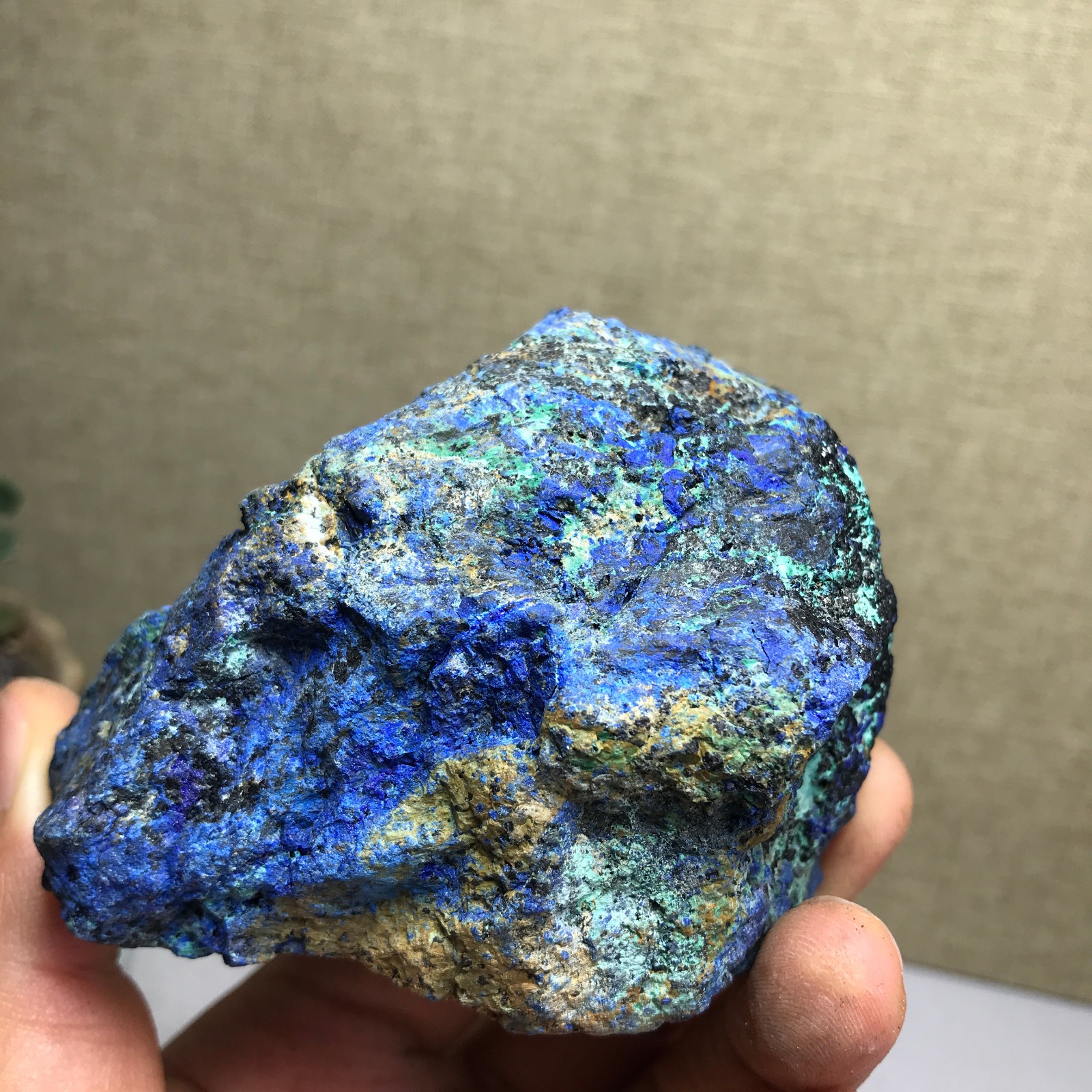 278g Natural Azurite Malachite gemstone Rough original Crystal Specimen A4872